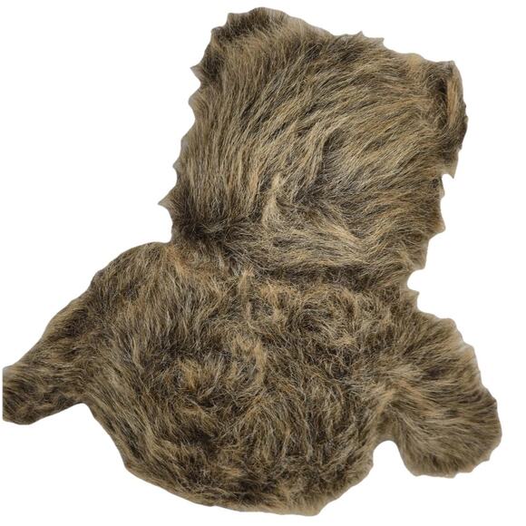 Vintage Mohair Teddy Bear Shaggy Brown Plush Handmade Stuffed Granny Core - Picture 5 of 5